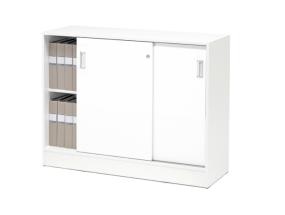 Toimistokaappi liukulevyillä FLEXUS 925x1200x415 mm