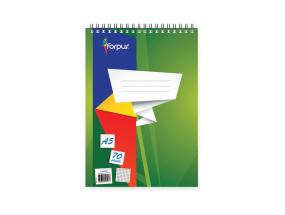 Kierrevihko A5 70 arkkia ruudutettu 5x5 FO
