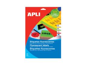 Tarratarra 99,1x67,7mm 20l APLI neonkeltainen