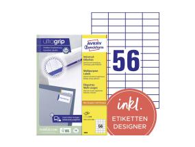Kopio-lasertarra 52,2x21,2mm 100 arkkia/ltk. ZW 3668E 56-osainen