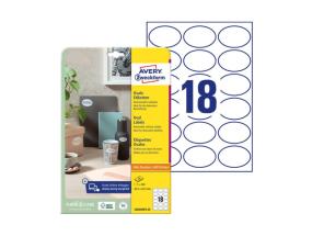 Tarratarra AVERY Zweckform 63,5x42,3mm soikea 25 arkkia irrotettava (L6024REV-25)