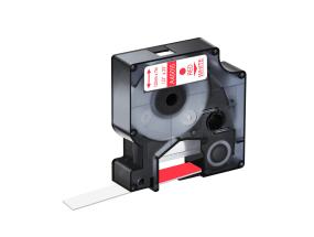 Kleepkirjalint/markeerimislint DYMO 45015 12mm punane/valgel analoog