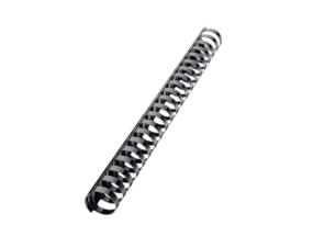 Sidontaspiraali 8mm muovinen musta 50 sivulle