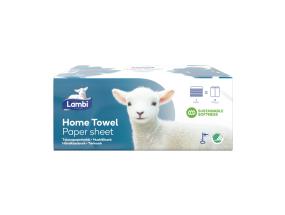 Lakanapyyhe 3-kerroksinen LAMBI NonStop 20,3x25,5 cm, 120 arkkia