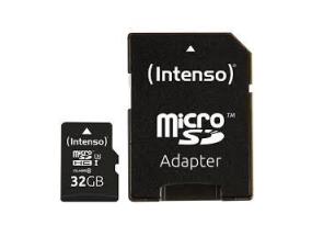 MUISTI MICRO SDHC 32GB C10/W/ADAPTERI 3433480 INTENSO