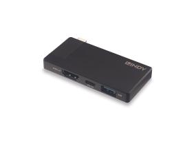 I/O TELAKOINTIASEMA USB-C/DST-MICRO 43336 LINDY
