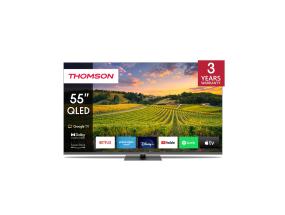 Televisio THOMSON 55" 4K/Smart QLED 3840x2160 Bluetooth Google TV 55QG5C14