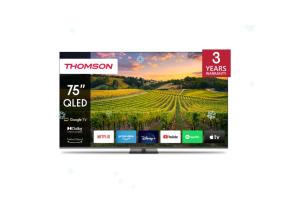 Televisio THOMSON 75" 4K/Smart QLED 3840x2160 Bluetooth Google TV 75QG5C14