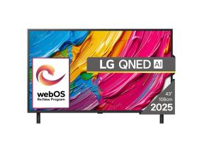 Televisio LG 75" 4K/Smart 3840x2160 Langaton LAN Bluetooth webOS Musta 75QNED80A3A