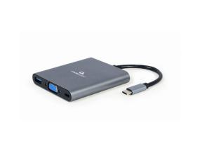 I/O-SOVITIN USB-C HDMI/USB3/6IN1:EEN A-CM-COMBO6-01 GEMBIRD