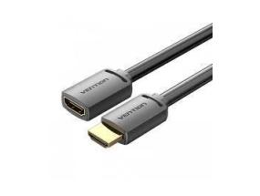 KAAPELI HDMI UROS/NAARAS 4K/0.5M MUSTA AHCBD VENTION