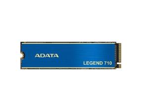 SSD ADATA LEGEND 710 512GB M.2 PCIE NVMe 3D NAND Kirjoitusnopeus 1000 Mt/s Lukunopeus 2400...