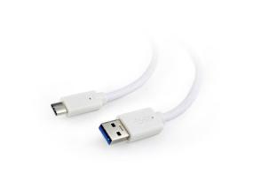 KAAPELI USB-C -USB3 0,5 M WHITE/CCP-USB3-AMCM-W-0,5 M GEMBIRD