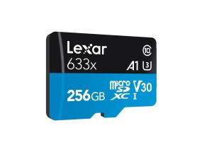 MUISTI MICRO SDXC 256GB UHS-I/W/ADAPTERI LSDMI256BB633A LEXAR