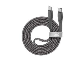 KAAPELI USB-C:hen USB-C 2.1M/GREY PS6105 GR21 RIVACASE