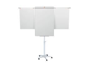 NOBO Impression Pro valkotaulu pyörillä 700x1000mm lisäkiskoilla