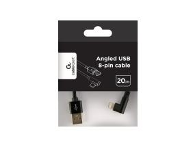 GEMBIRD CC-USB2-AMLML-0,2M Kulmikas 8-nastainen