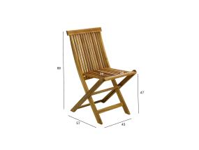 Tuoli FINLAY 45x57xH86cm, akaasia