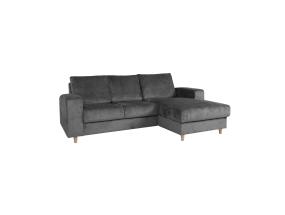 Kulmasohva KARL PN 240x89/154xH92cm harmaa