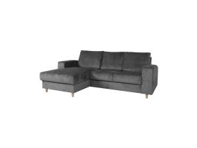 Kulmasohva KARL VN 240x154/89xH92cm, harmaa
