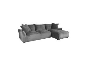 Kulmasohva DIVI PN 284x102/162xH83cm, harmaa