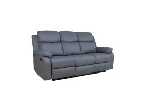 Sohva REX 3-istuttava manuaalinen lepotuoli 186x81xH103cm, tummanharmaa
