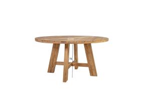 Pöytä KATALINA D150xH78cm, kierrätetty tiikki