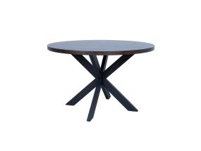 Ruokapöytä VANCOUVER D120xH75cm, musta savutammi