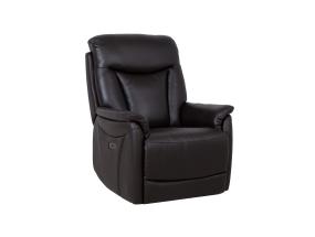 Nojatuoli BALDWIN electric lift recliner 82x95xH108cm, ruskeaa nahkaa
