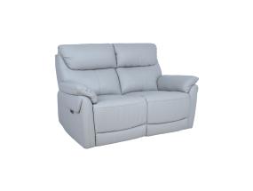 Sohva BOWEN 2-istuttava sähköinen lepotuoli 150x86xH102cm, beige luonnon nahkaa