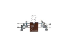 Ripustimet 3 kpl/setti, klipseillä, harmaa PVC
