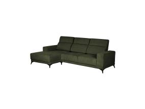 Kulmasohva DARLA VN 281,5x161/97,5xH104cm, tummanvihreä
