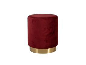 Tuba LA PERLA, D35xH42cm, päällisen materiaali: samettikangas, väri: punainen