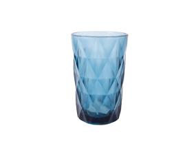 Juomalasi korkea CORAL 350ml, D8xH12cm, sininen