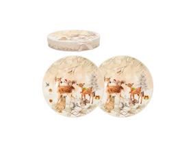 Lautaset MIA DEER 2kpl D25cm, lahjapakkauksessa