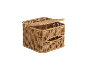 Topit BASILE 18x18xH13,5cm, vaaleanruskea
