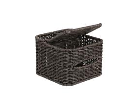 Topit BASILE 18x18xH13,5cm, tummanruskea