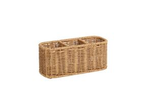 Topit BASILE 23x9xH10cm, vaaleanruskea