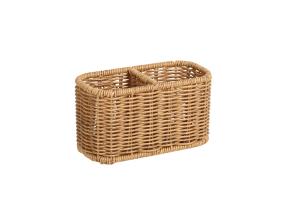 Topit BASILE 18x9xH10cm, vaaleanruskea