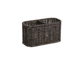 Topit BASILE 18x9xH10cm, tummanruskea