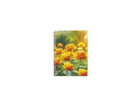 Kehyskalenteri KANTSLER Spiral Design Day Globeflowers 2912517732