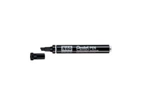 Kestomerkki leikatulla kärjellä PENTEL N60 3.9-5.7mm metallirunko musta