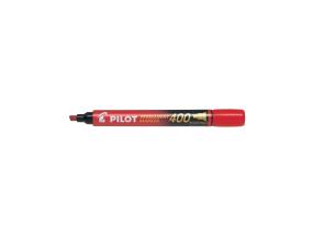 Pysyvä merkki PILOT 400 leikatulla päädyllä 4mm punainen