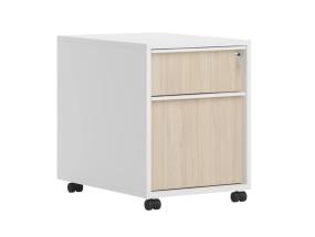 Laatikosto pyörillä NOVA 1 laatikolla 428x600x560mm DNF626