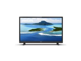 TV PHILIPS, 24", HD, LED LCD, jaloilla, musta