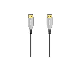 HAMA Optical, 4K, kullattu, 10m, hopea - HDMI 2.0b kaapeli