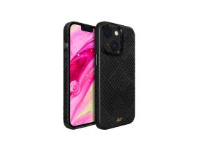 LAUT MOTIF, iPhone 14, raidat, musta - Älypuhelimen kuori