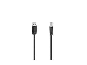 Hama USB-kaapeli, USB-A, USB-B, 5 m, musta - USB-kaapeli