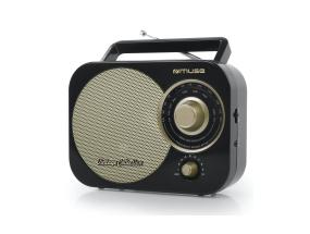 MUSE M-055RB, paristokäyttöinen - Kannettava retroradio