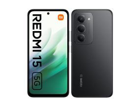 Xiaomi Redmi 15 5G, 4 GB, 128 GB, musta - Älypuhelimet